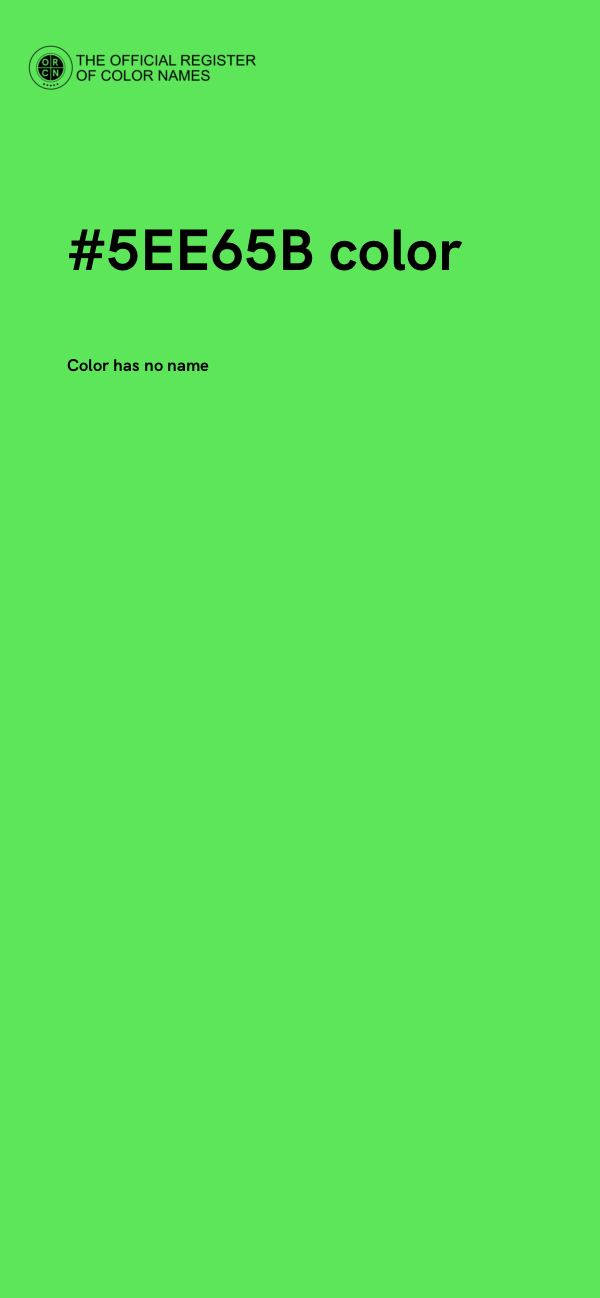 #5EE65B color image