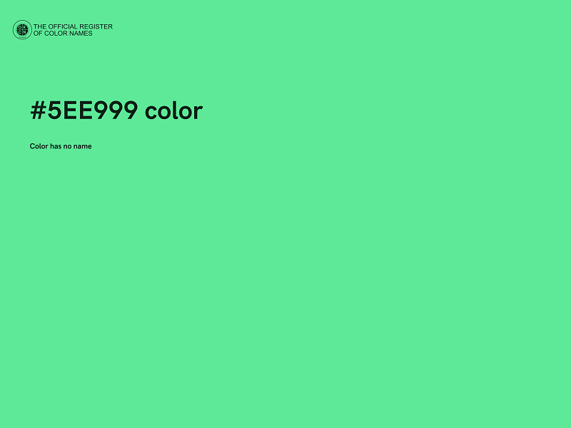 #5EE999 color image