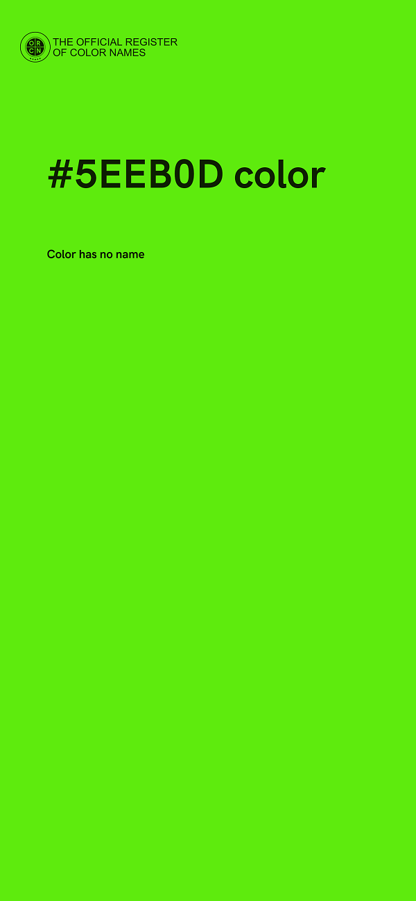 #5EEB0D color image
