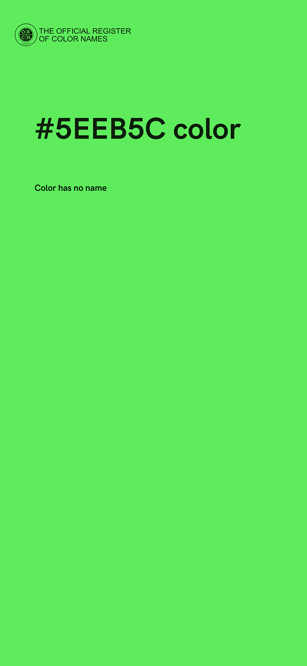 #5EEB5C color image