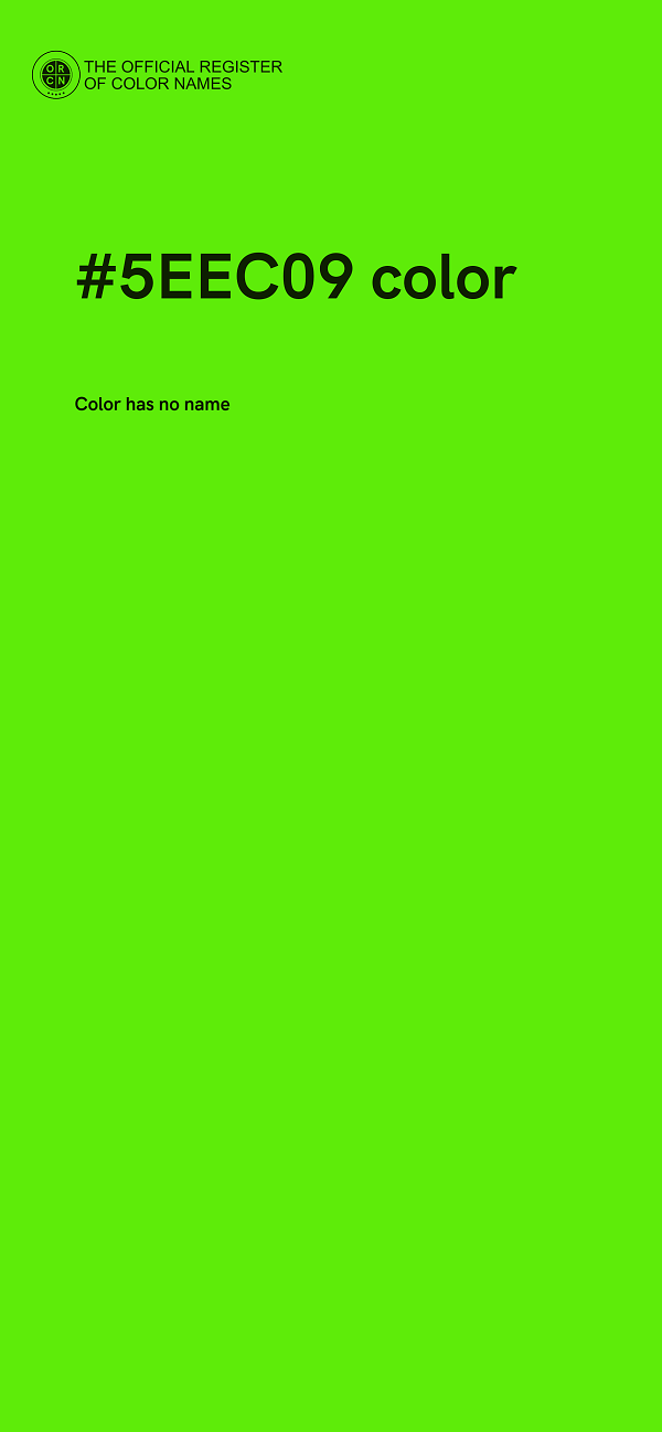 #5EEC09 color image