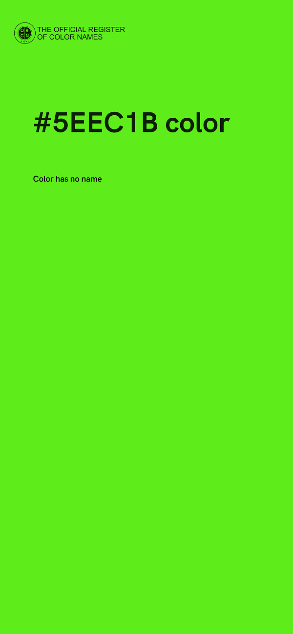 #5EEC1B color image
