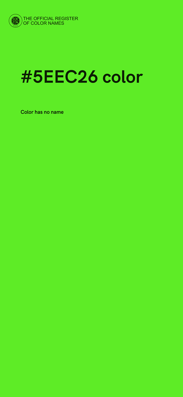 #5EEC26 color image