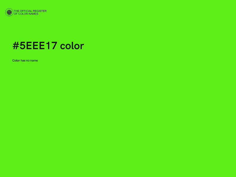 #5EEE17 color image