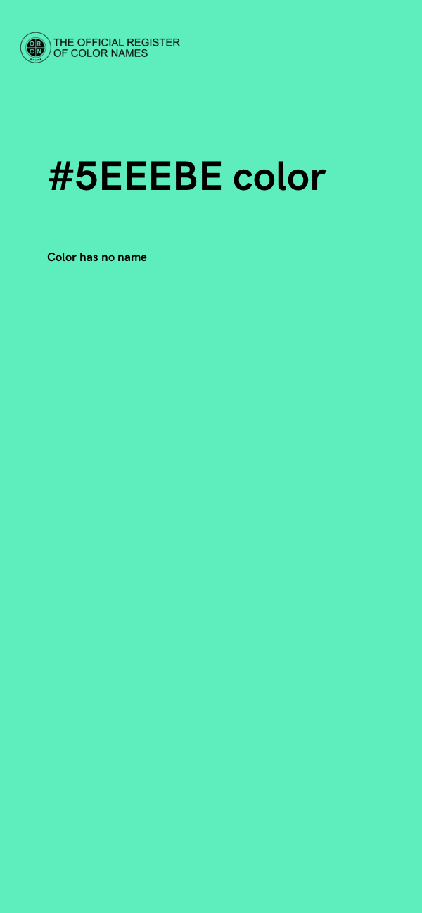 #5EEEBE color image