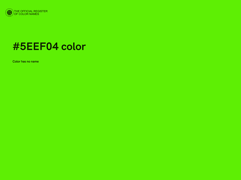 #5EEF04 color image