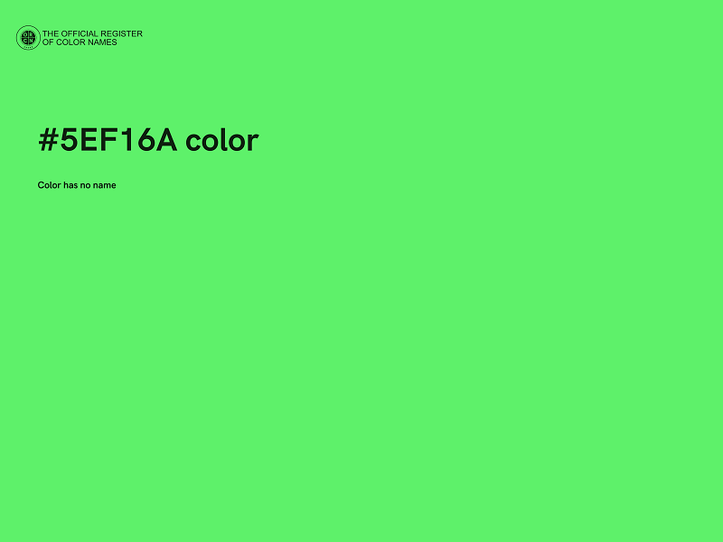 #5EF16A color image