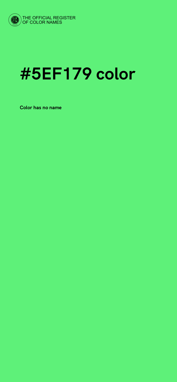 #5EF179 color image
