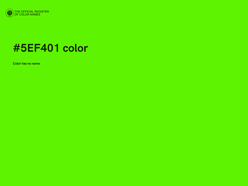 #5EF401 color image