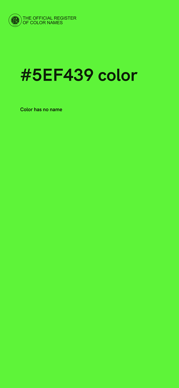 #5EF439 color image