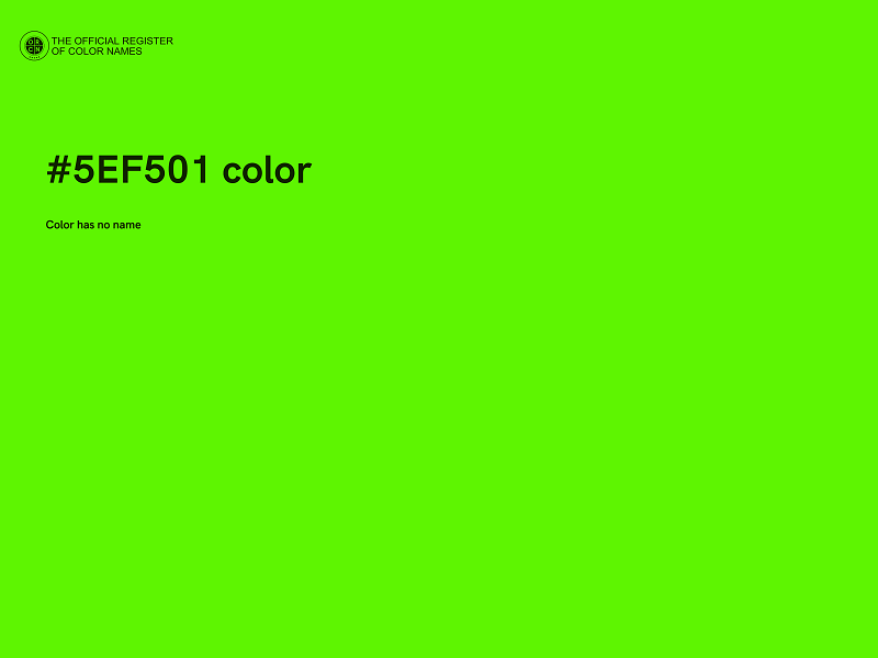 #5EF501 color image