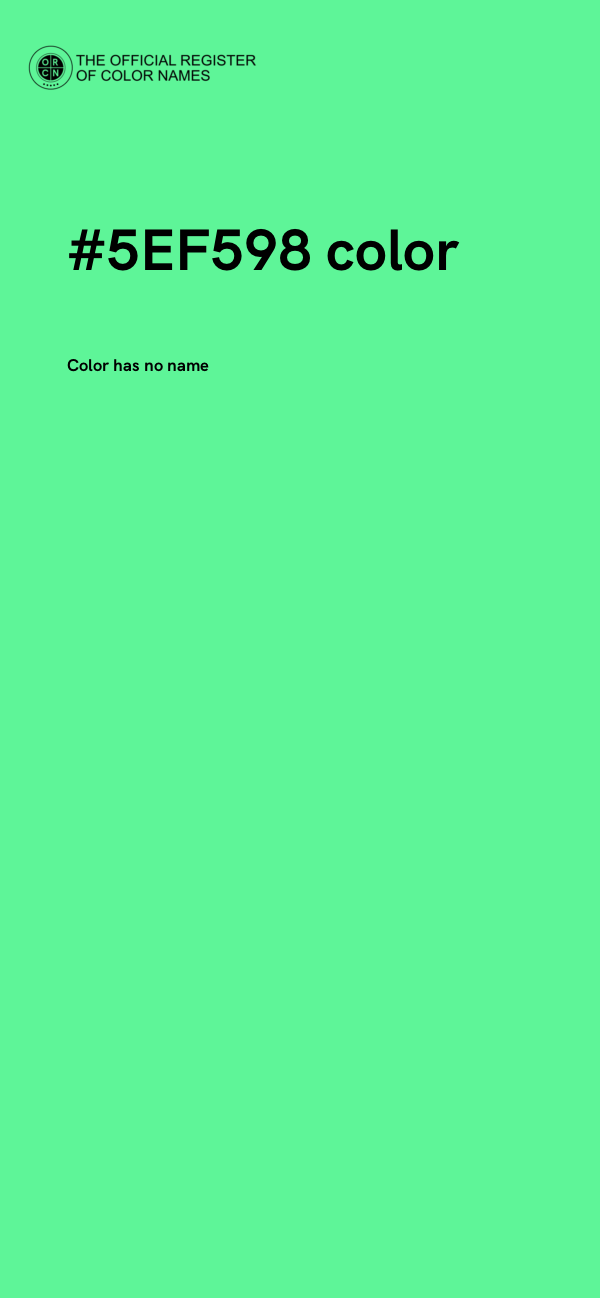 #5EF598 color image