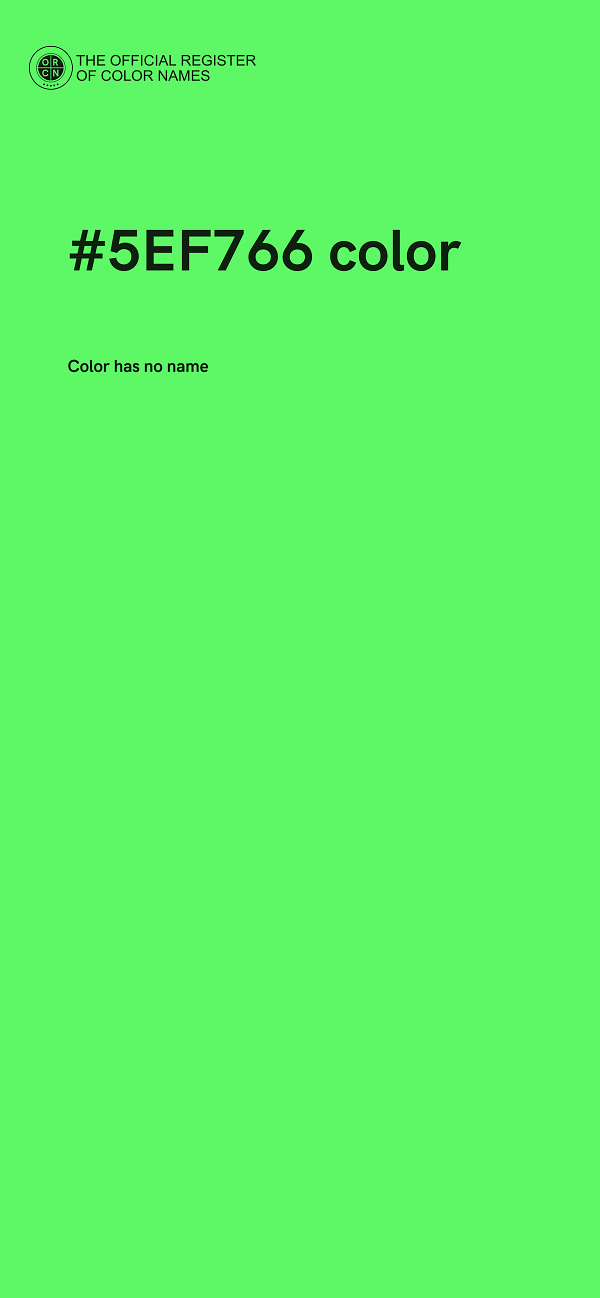 #5EF766 color image
