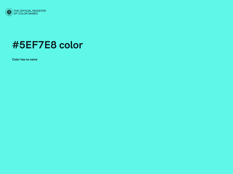 #5EF7E8 color image