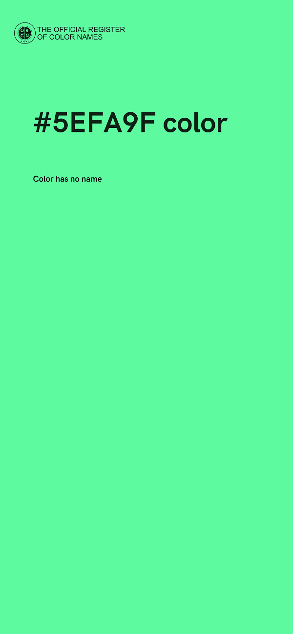 #5EFA9F color image