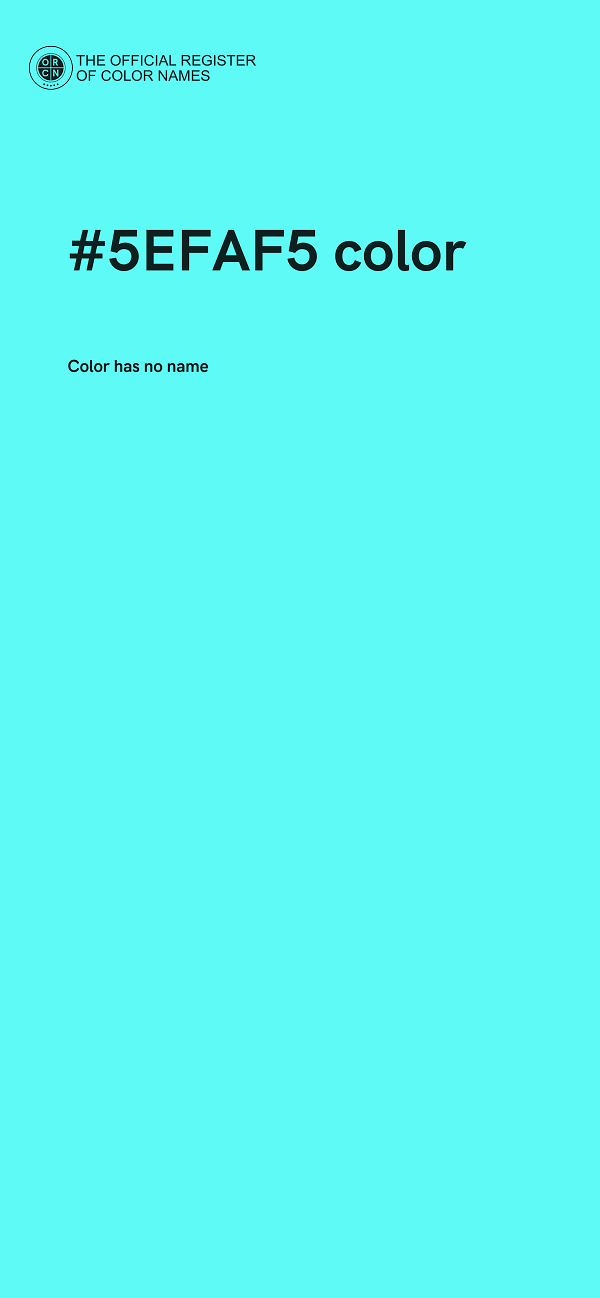 #5EFAF5 color image