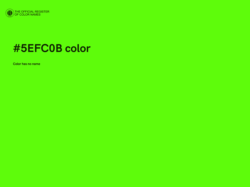 #5EFC0B color image