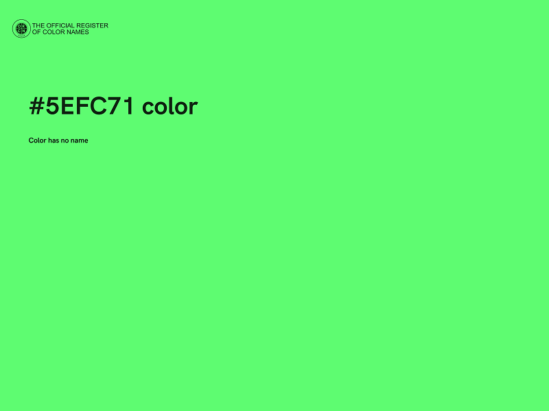 #5EFC71 color image