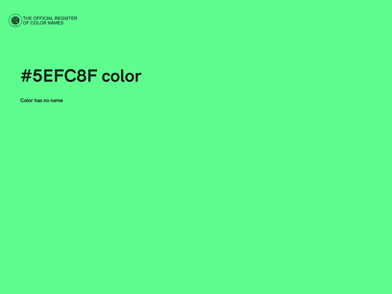 #5EFC8F color image