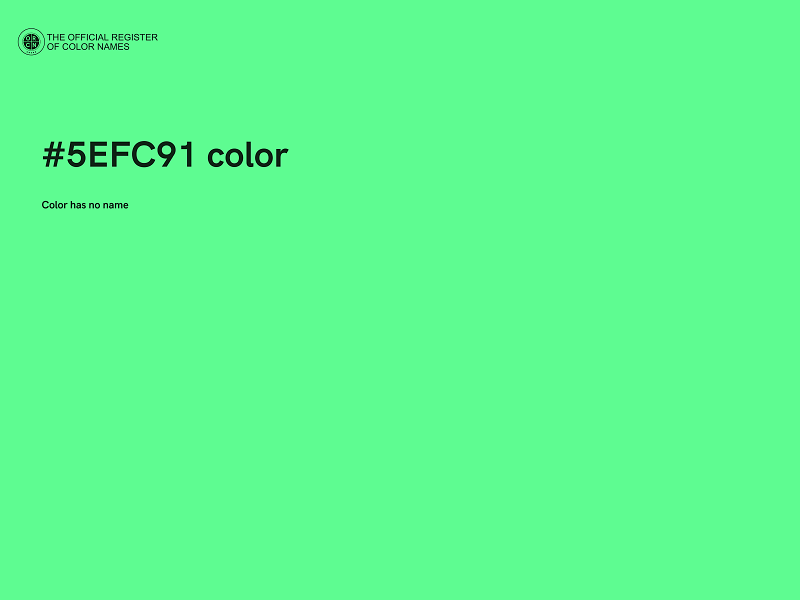 #5EFC91 color image