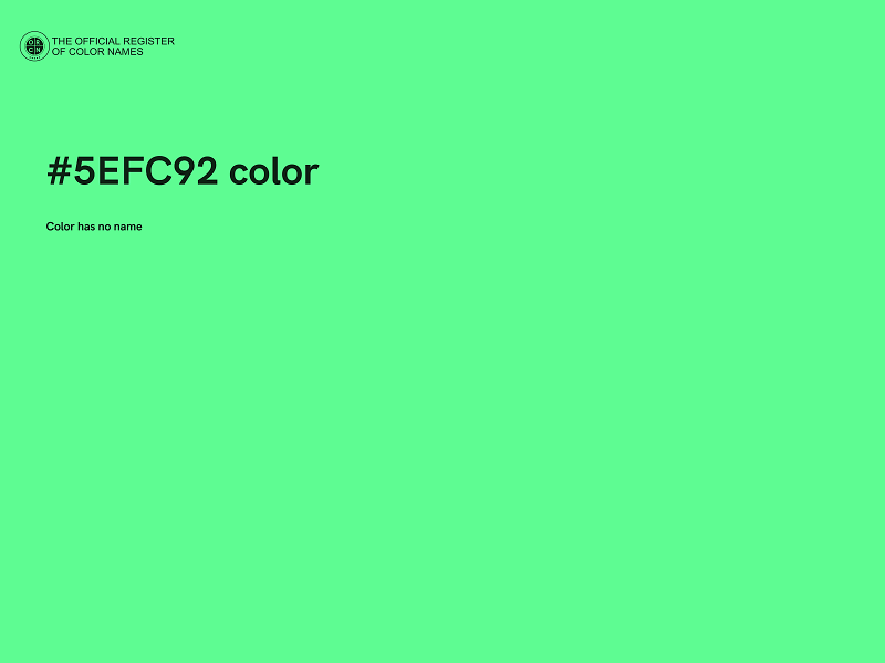 #5EFC92 color image