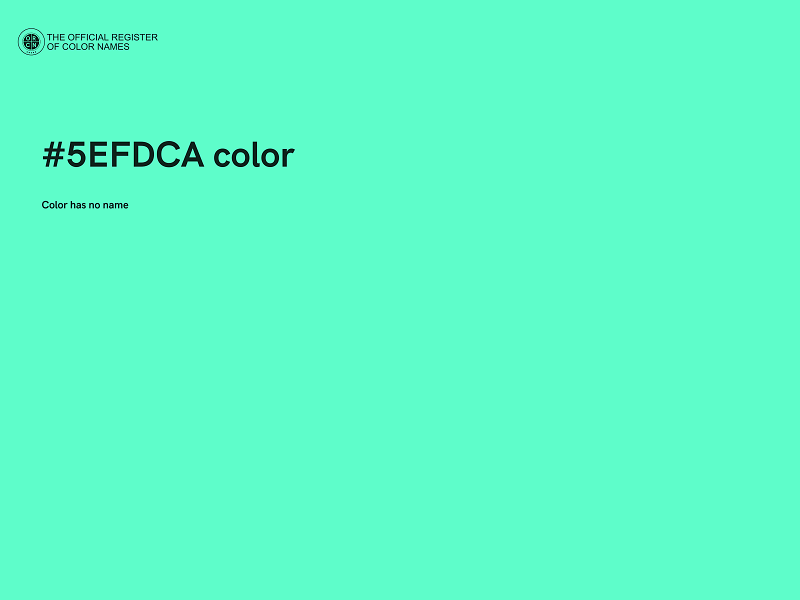 #5EFDCA color image