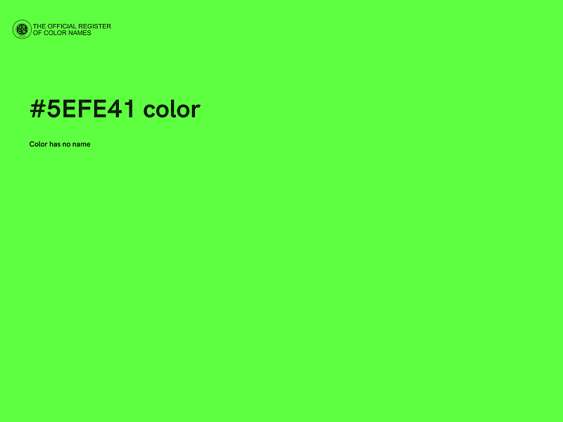 #5EFE41 color image