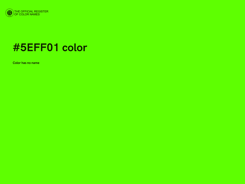 #5EFF01 color image