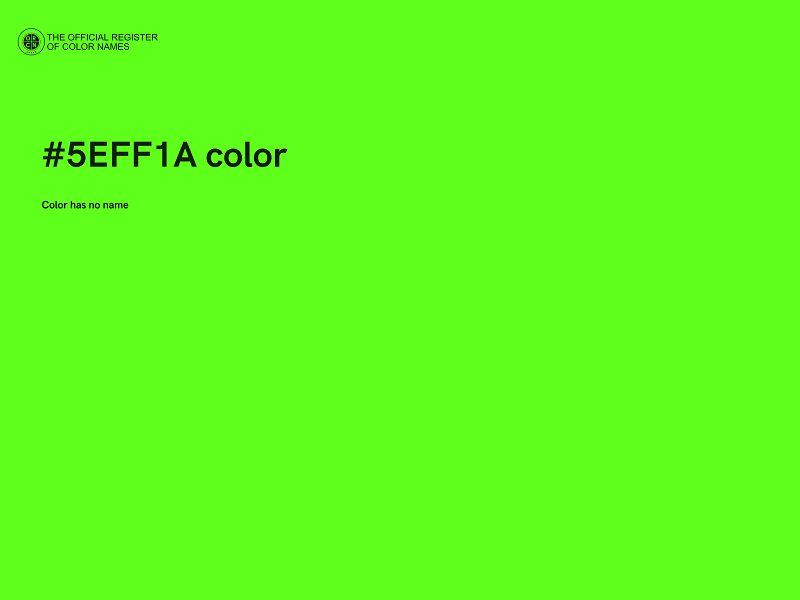 #5EFF1A color image