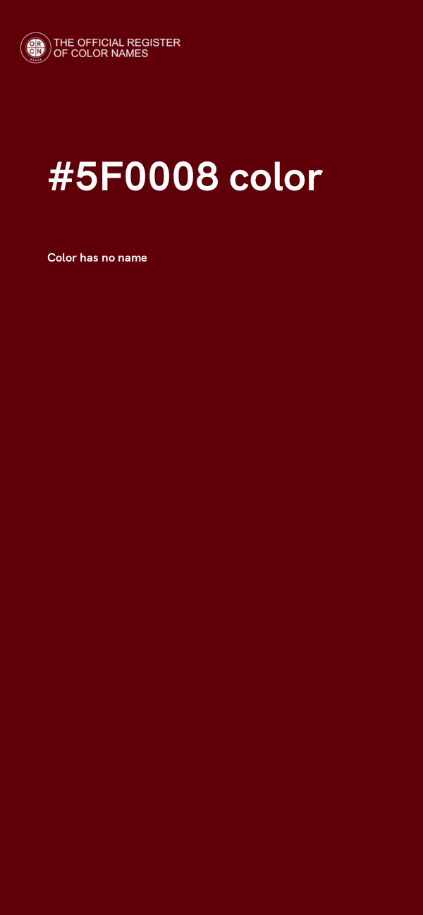 #5F0008 color image
