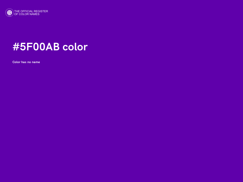 #5F00AB color image