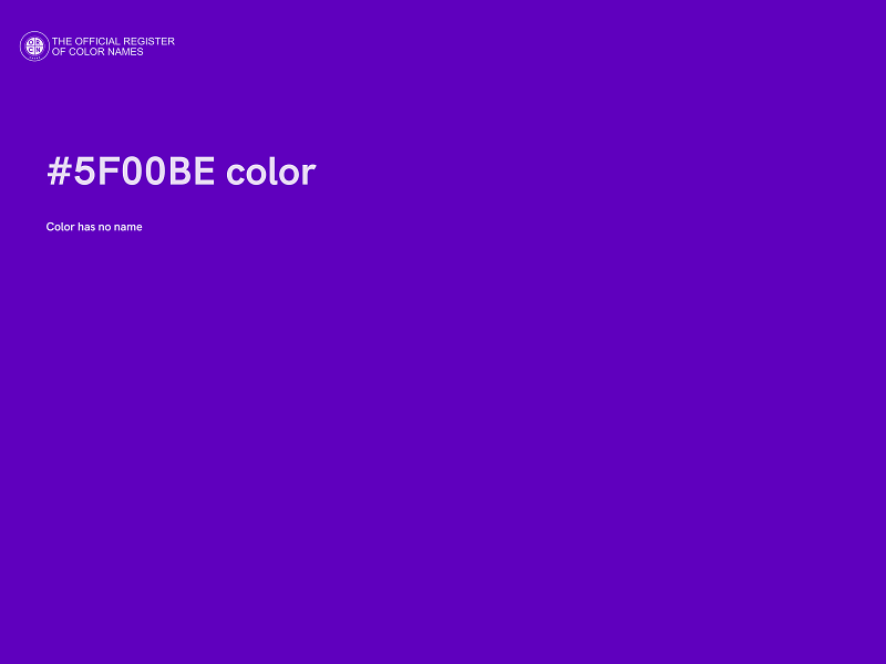 #5F00BE color image