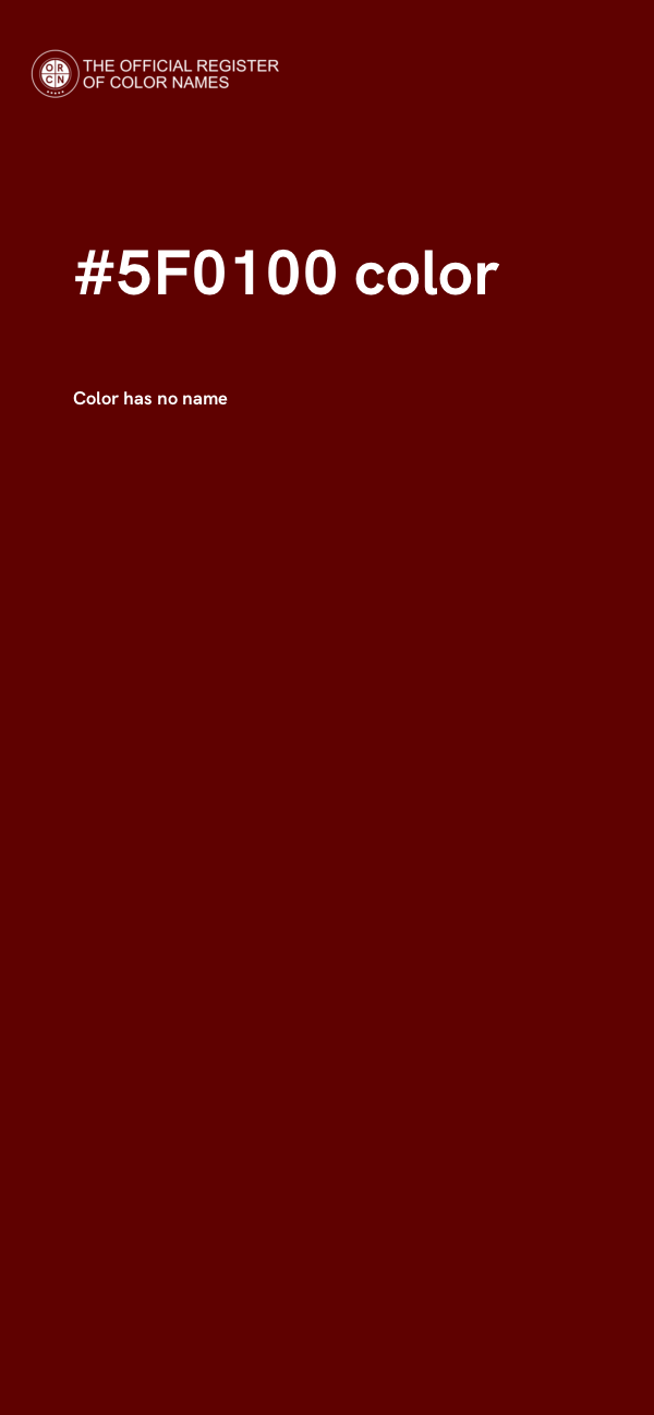 #5F0100 color image