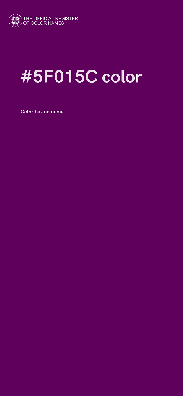 #5F015C color image