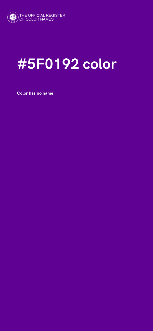 #5F0192 color image