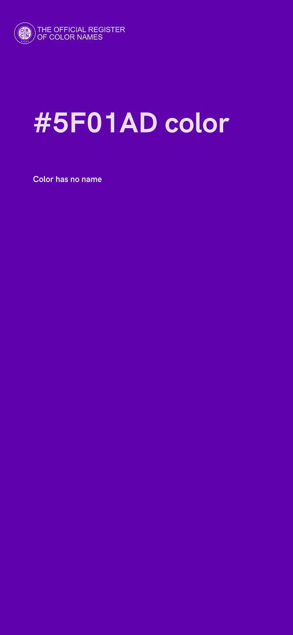 #5F01AD color image
