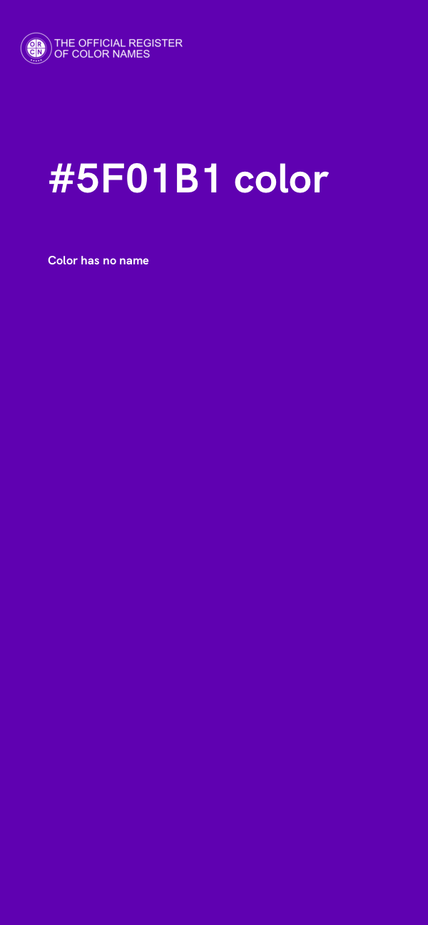#5F01B1 color image