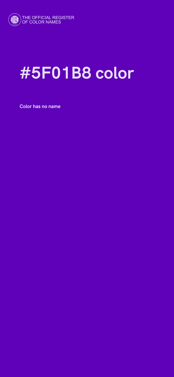 #5F01B8 color image