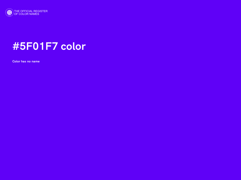 #5F01F7 color image