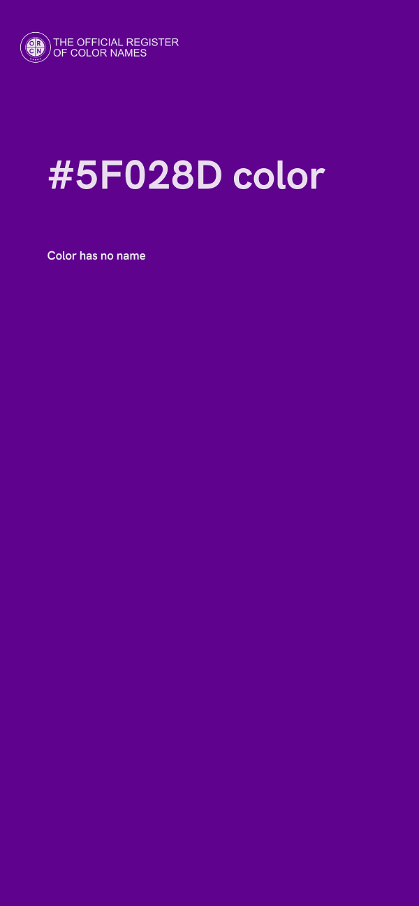 #5F028D color image