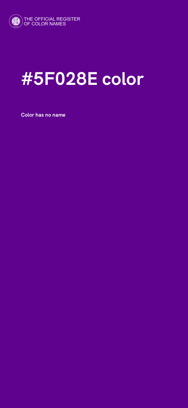 #5F028E color image