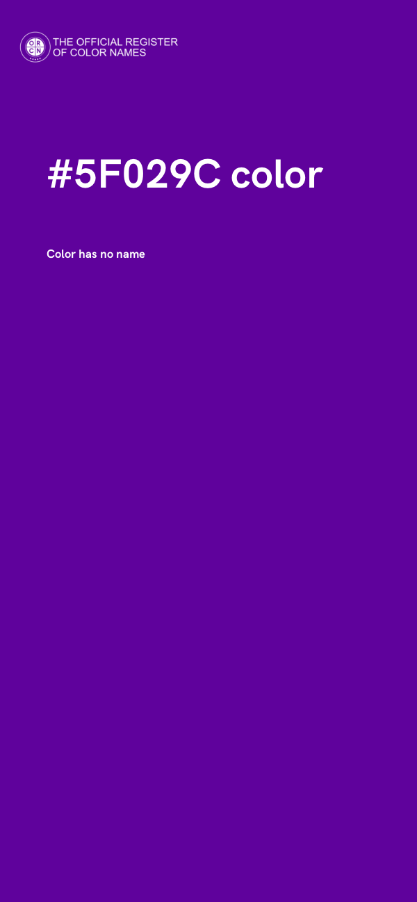 #5F029C color image