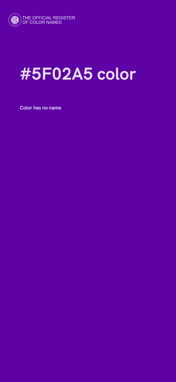 #5F02A5 color image
