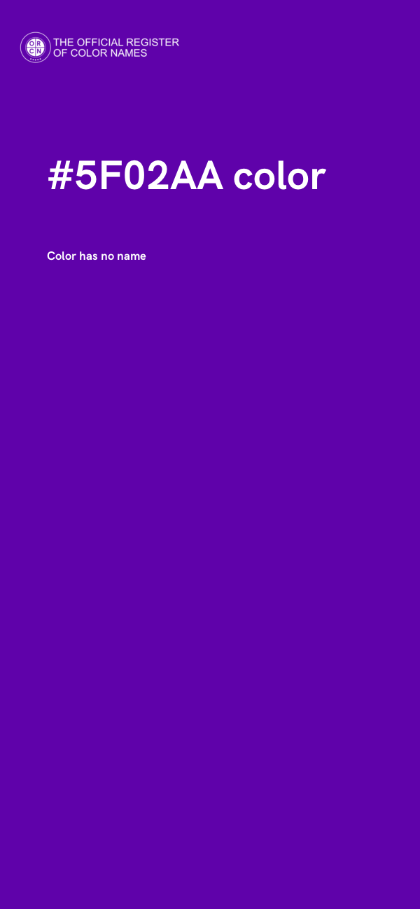 #5F02AA color image