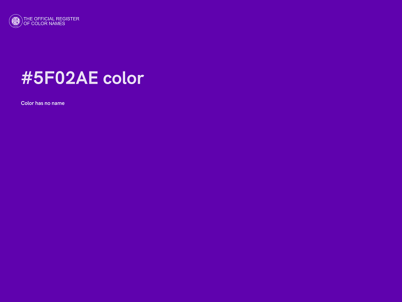 #5F02AE color image