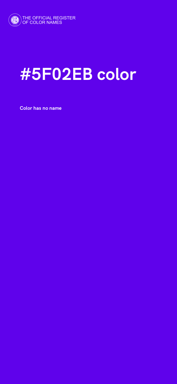 #5F02EB color image