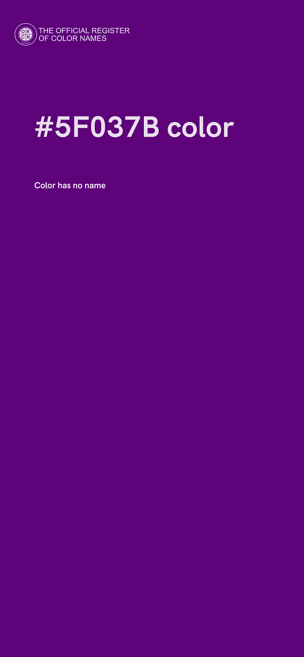 #5F037B color image