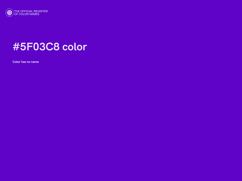 #5F03C8 color image