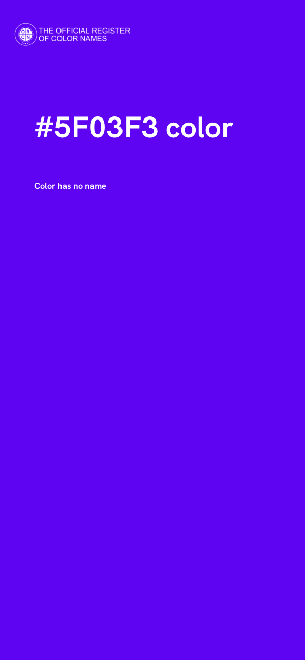 #5F03F3 color image