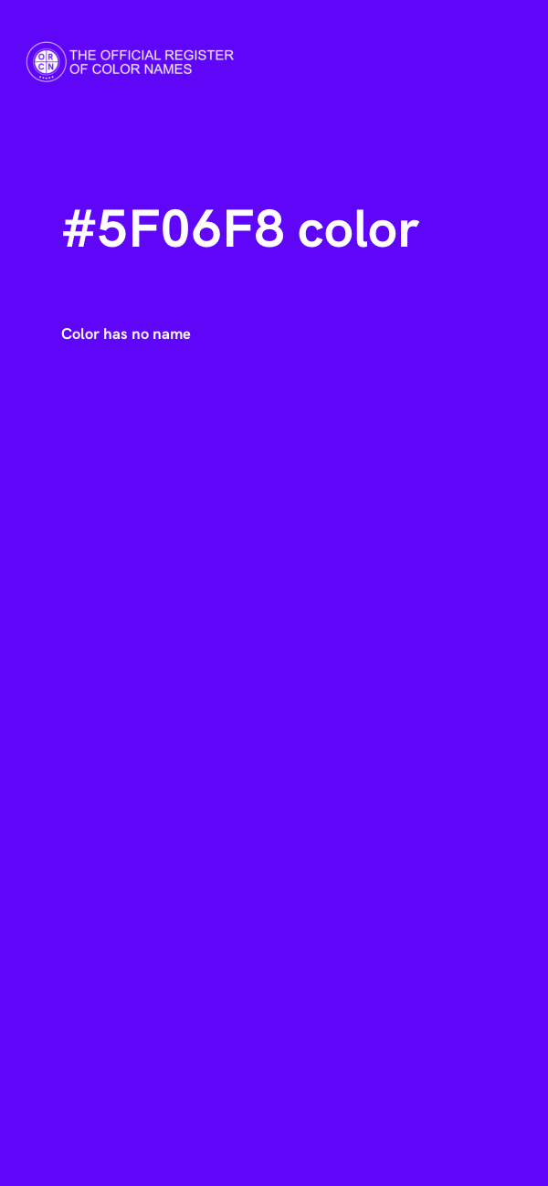 #5F06F8 color image